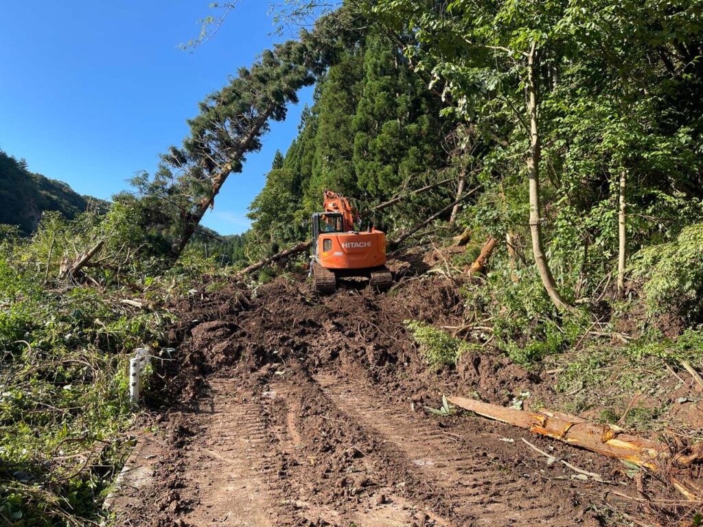 能登　寺西建設　災害復旧工事