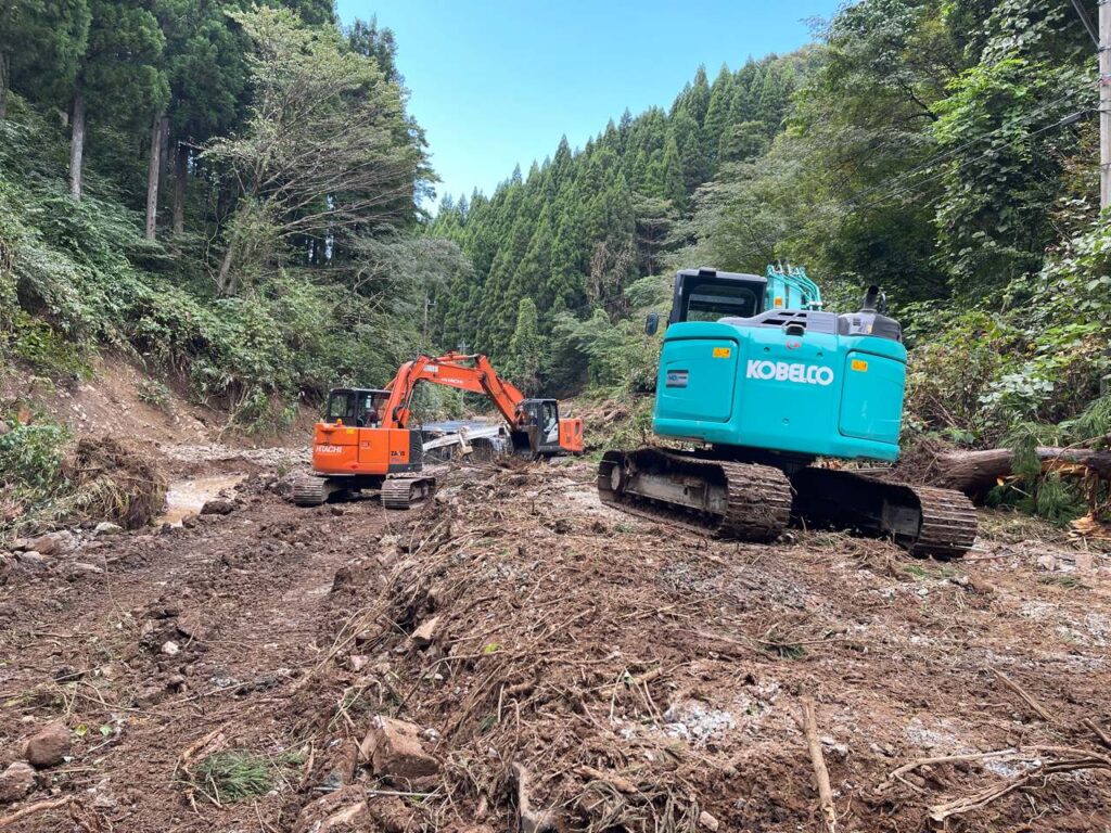 能登　寺西建設　災害復旧工事
