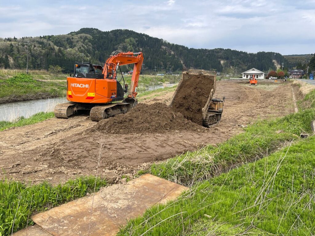 能登 寺西建設 土地改良工事