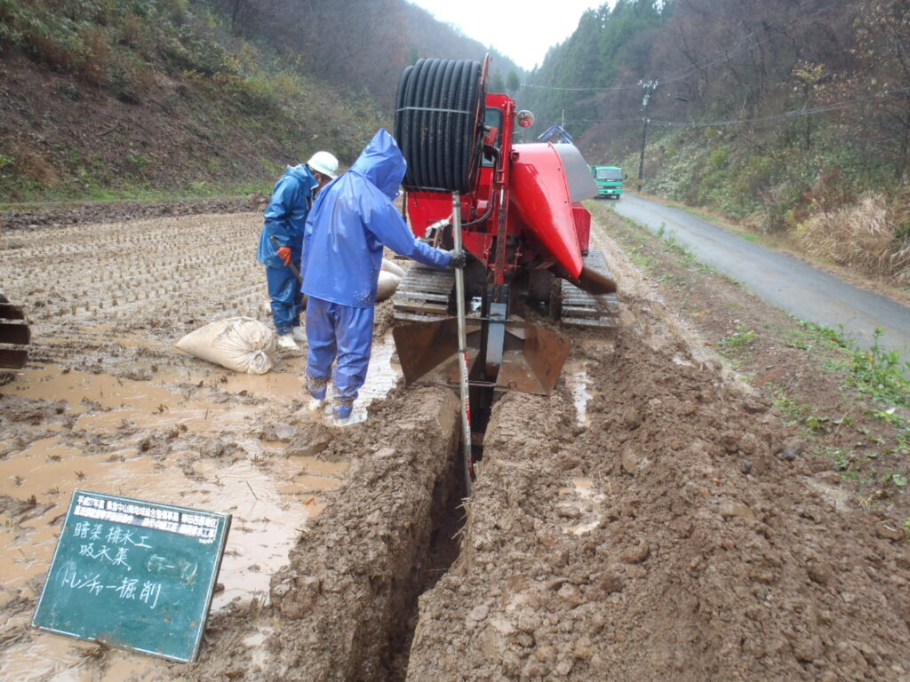 能登 寺西建設 農業農村整備工事 施工事例 写真